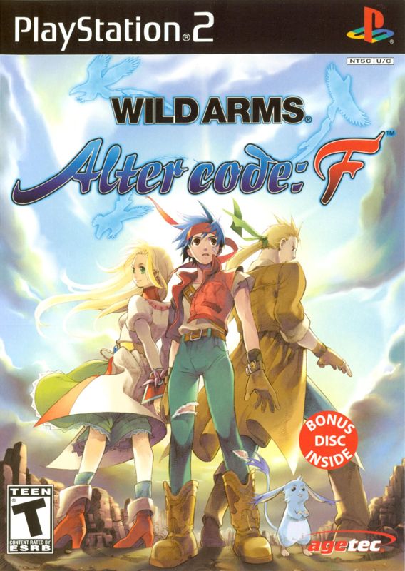 Wild ARMs Alter Code: F box art for Playstation 2